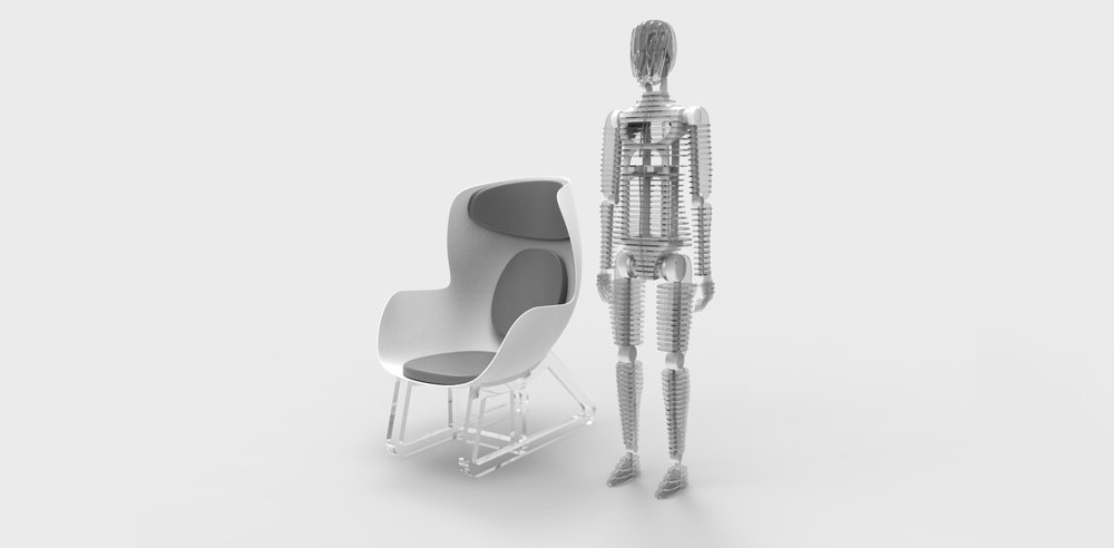 A Sensoroid and Smart Chair that Enable a Person´s Health and the Conditions of the Surrounding Environment to be Visualized to be Put on Exhibit at Hannover Messe 2018